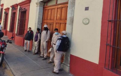 Paran labores trabajadores de vectores en Oaxaca