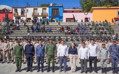 Participa Gobernador de Oaxaca en ceremonia de iniciación de 108 conscriptos  en el Servicio Militar Nacional