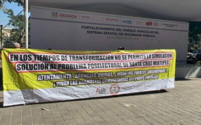 Piden nuevas elecciones en Santa Cruz Mixtepec