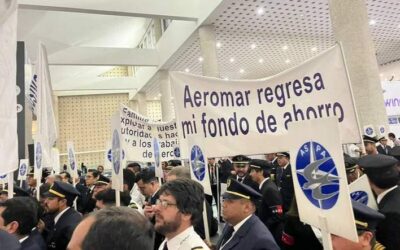Quiebra de Aeromar: Trabajadores estallan huelga tras suspensión de operaciones