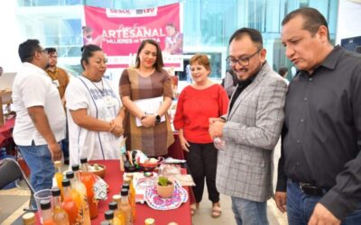 Con expo feria visibilizan trabajo de mujeres artesanas en el H. Congreso