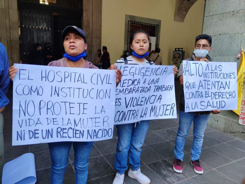 Denuncian presunta negligencia médica en Hospital Civil contra mujer embarazada