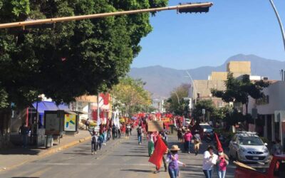 Día de marchas en Oaxaca por motivo del Día Internacional de la Mujer