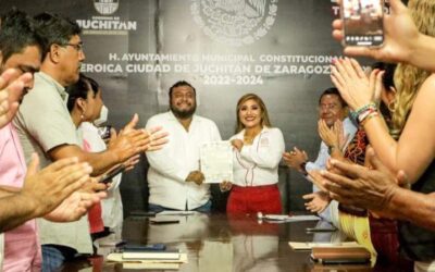 Dona Gobierno de Juchitán predio para construcción de COBAO plantel 63