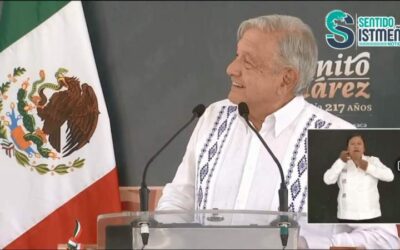 López Obrador encabeza el 217 Aniversario del Natalicio de Benito Juárez en Guelatao, Oaxaca