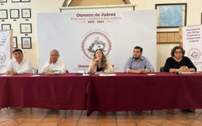Anuncian inauguración de obras, en el marco del 491 aniversario de la Ciudad de Oaxaca