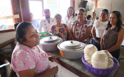 Atestigua Irma Bolaños la reinauguración de la UBR de Cuicatlán Oaxaca