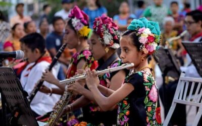 Brilla banda de música del Cemxha en concierto organizado por dirección de cultura