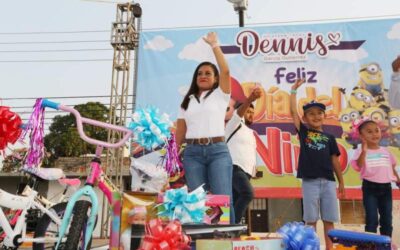 Celebra la diputada Dennis García a la Niñez en su día