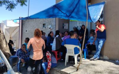 Continúa plantón de sindicalizados de la Sedatu en Oaxaca