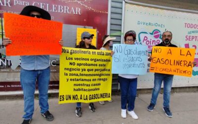 Continúan protestas por construcción de gasolinera en la capital oaxaqueña