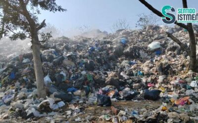 De nueva cuenta se incendia el tiradero de basura sobre Riveras del Río Atoyac