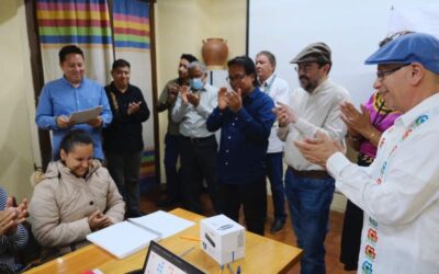 Dona Gobierno de Israel a Biblioteca Central de Oaxaca dispositivo de lectura para ciegos