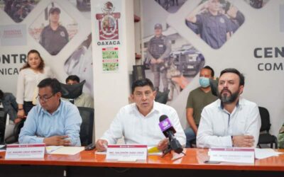 Encabeza Gobernador Salomón Jara acciones por simulacro nacional de sismo de 7.5