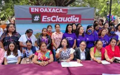 Mujeres de Oaxaca dan su respaldo a Claudia Sheinbaum