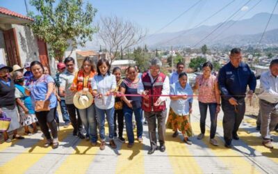 Municipio capitalino inaugura obras en San Martín Mexicapam