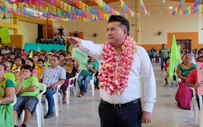 Óscar Guerra nuevo Delegado Distrital del PVEM en ciudad Ixtepec