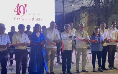 Reinauguran el Jardín Madero en la Ciudad de Oaxaca