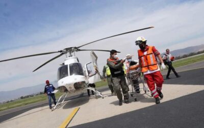 Aeronaves del Gobierno de Oaxaca cumplen acciones de tipo social