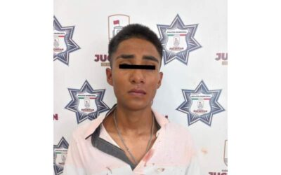 Fue detenido trás asaltar una tienda en la Séptima sección, en Juchitán