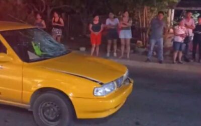 Hombre murió tras ser atropellado por taxi en Salina Cruz