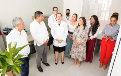Inauguran Gobernador Salomón Jara y Poder Judicial Laboratorio de Genética Molecular, primero en su tipo en el país