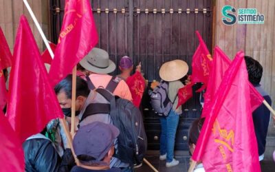 Protesta Sol Rojo a 5 años de la desaparición de Ernesto Sernas