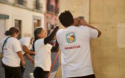 Realizan Tequio Bienestar previo a las fiestas de la Guelaguetza