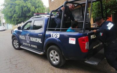 Detienen a presunto ratero en el fraccionamiento Álamos