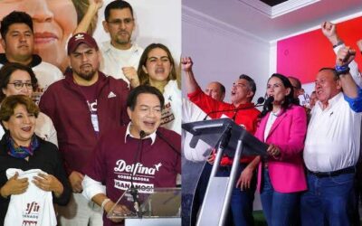 Alejandra Del Moral y Delfina Gómez se declaran ganadoras de la elección en el Edomex