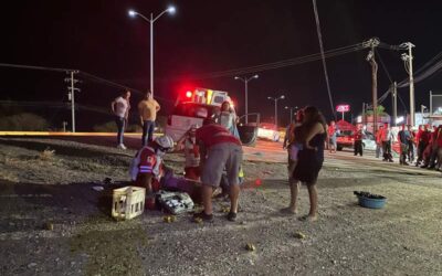 Arrollan a vendedora de tamales en Tehuantepec