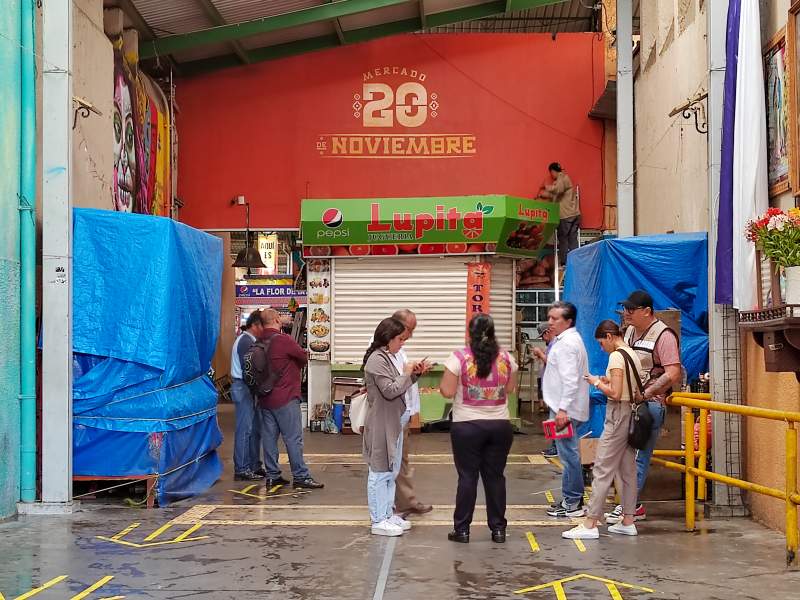 Cierran Mercado 20 de noviembre por trabajos de limpieza y mantenimiento