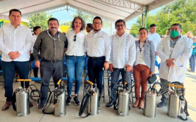 Con entrega de equipo fortalece SSO acciones integrales contra el dengue