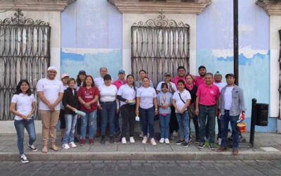 Con Tequio Bienestar embellecen tradicional ruta del Convite de Delegaciones en Guelaguetza