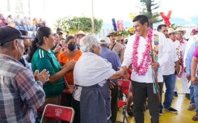 Continúa Salomón Jara impulsando la transformación en Valles Centrales