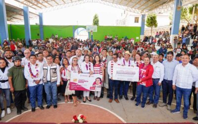 Cumple Gobierno de Salomón Jara con pueblos con bajo índice de desarrollo