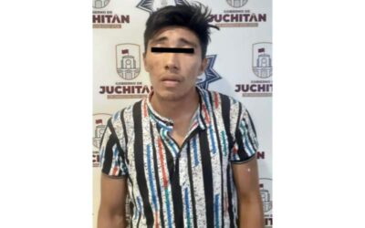 Detiene policía a asaltante en Juchitán