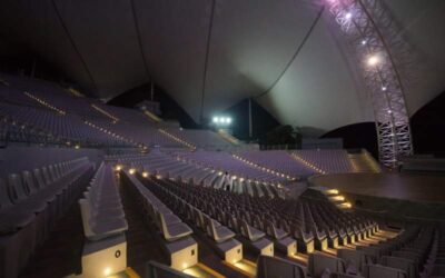 El Auditorio Guelaguetza ya está listo para la máxima fiesta indígena de Oaxaca