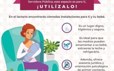 Garantiza Secretaría de Administración acceso al derecho a la lactancia materna en sus espacios laborales