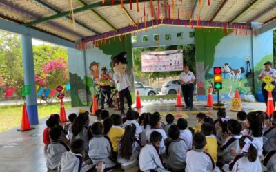 Niñez y juventud oaxaqueña se instruyen en educación vial