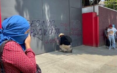 Realizan pintas en sede del PRI Oaxaca