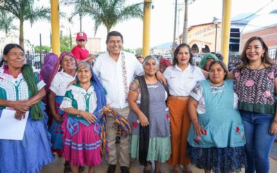 Presenta Salomón Jara acciones para cambiar el rostro de Magdalena Teitipac