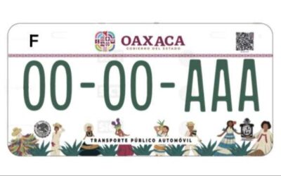 Presenta Semovi nuevas placas vehiculares que reflejan la diversidad étnica de Oaxaca