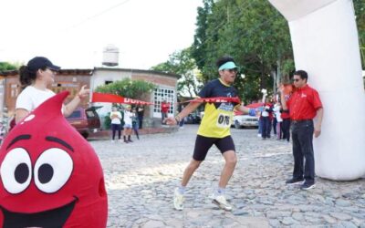 Realizan carrera atlética para concientizar sobre la donación altruista de sangre