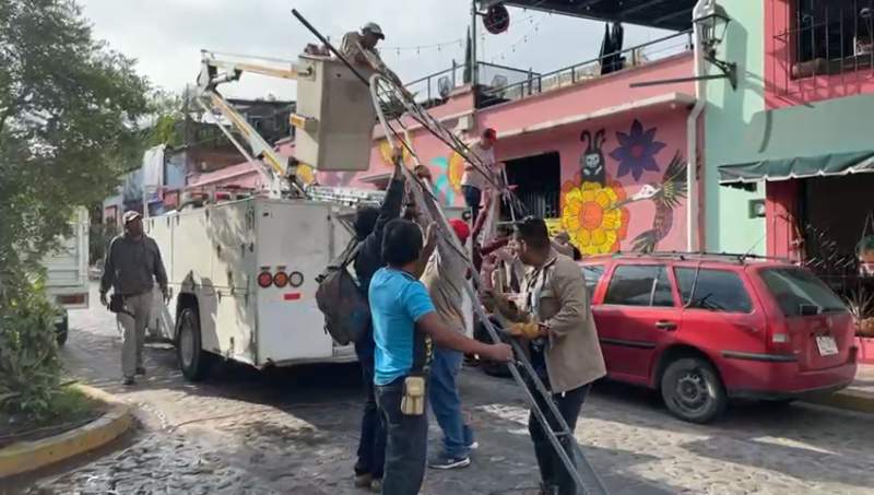 Siempre si, retiran arcos en Jalatlaco