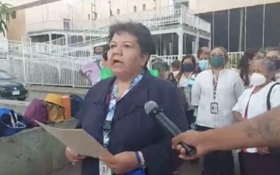 Área de Servicio Social inicia paro de labores en el Hospital Civil