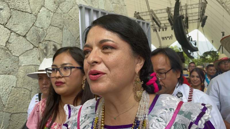 Cautiva Guelaguetza corazón de Alejandra Fraustro, titular de Cultura