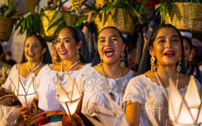 Con algarabía y entusiasmo, celebran oaxaqueños el tercer convite previo a la Guelaguetza