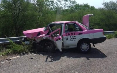 Encontronazo mortal en carretera Oaxaca-Istmo.