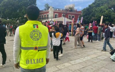 Equipo de Respuesta Inmediata de Protección Civil, presente en fiestas de Julio, mes de la Guelaguetza 2023